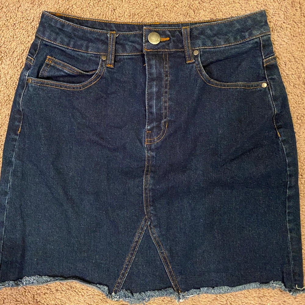jean skirt